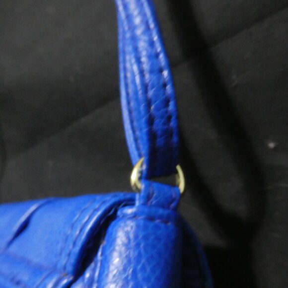 H&M | Blue Faux Leather | Shoulder Bag - Picture 5 of 11